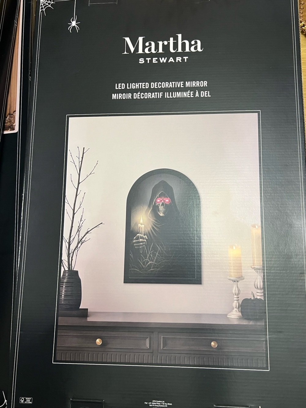 Martha Stewart halloween Grim Reaper Mirror